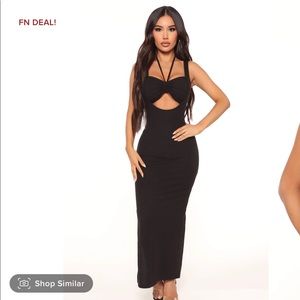 Scenic View Maxi Dress - Black